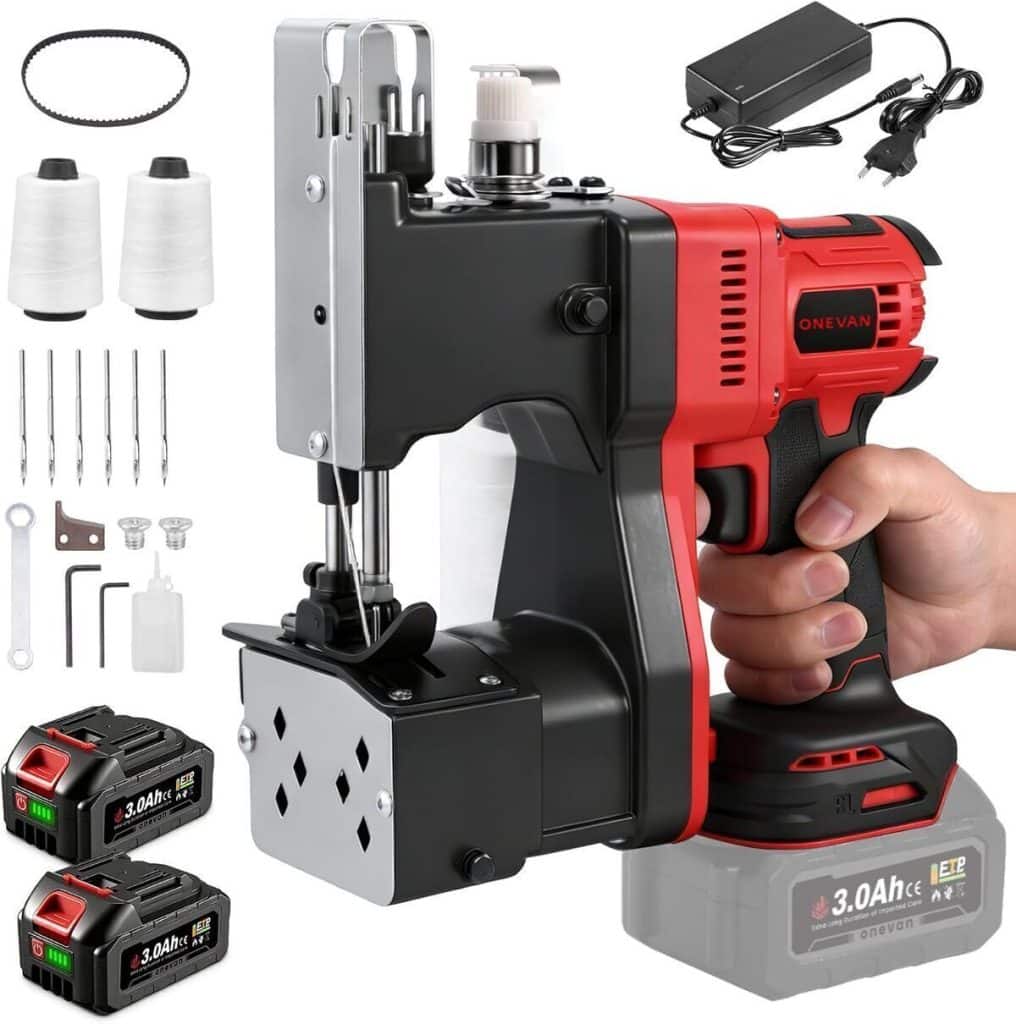 Test de la machine à coudre ONEVAN 210 W pour sacs