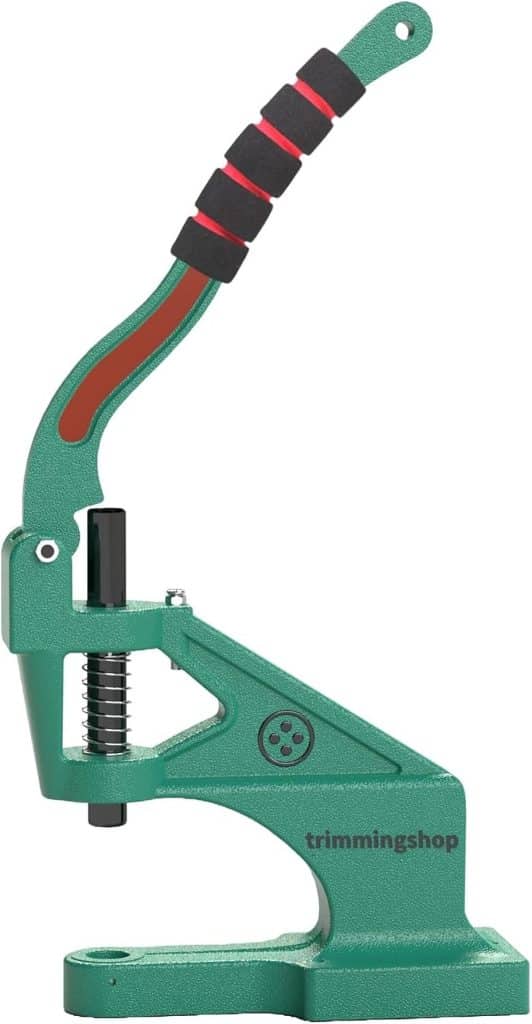 Test de la presse manuelle verte Trimming Shop : œillets et rivets pour bricolage