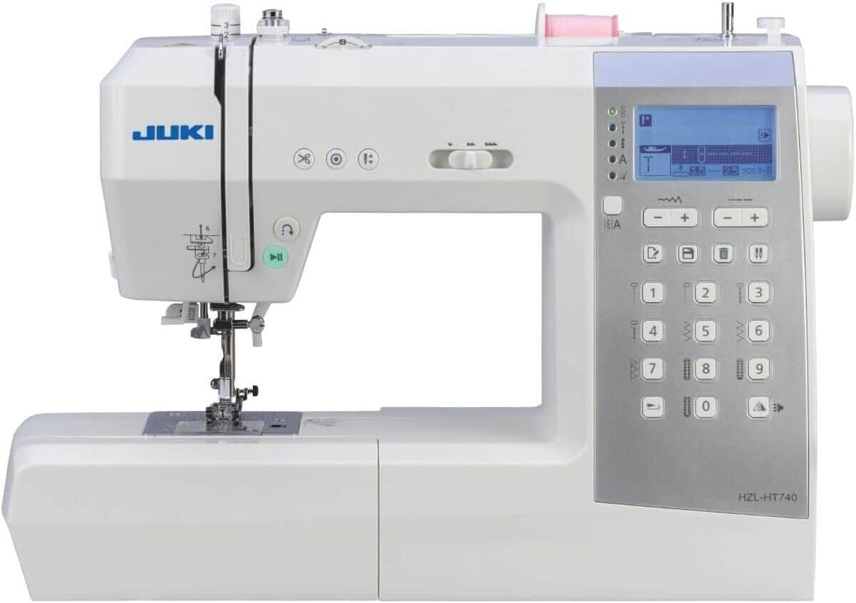 Test Juki HZL-HT740 : machine à coudre informatisée
