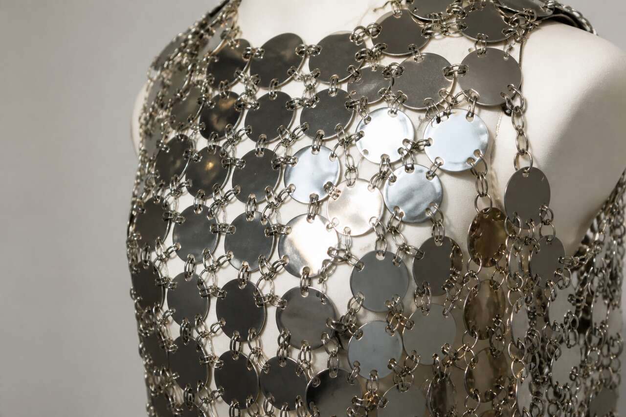 Matériaux et construction: pastilles, maillons et couture sans tissu Matériaux et construction: pastilles, maillons et couture sans tissu