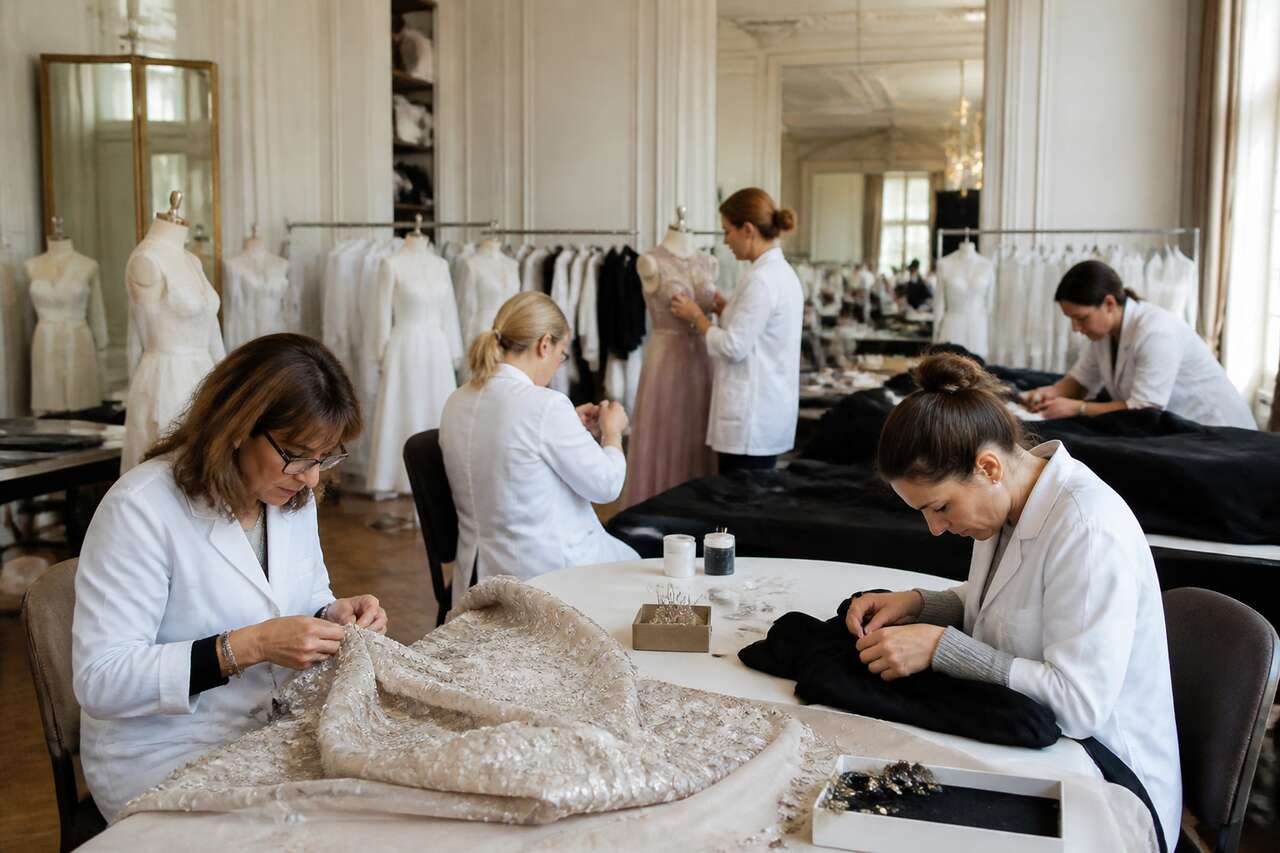Qualit&eacute; et savoir-faire: ce que r&eacute;v&egrave;le l&rsquo;atelier dans une pi&egrave;ce couture