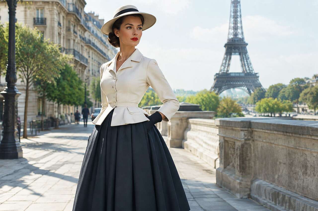 La robe new look de Christian Dior : révolution de la mode féminine