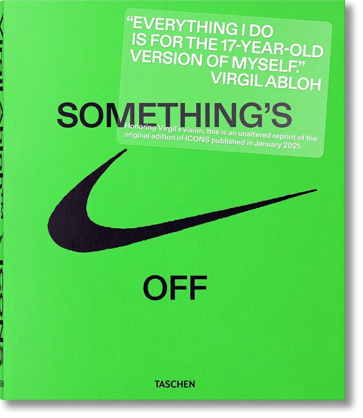 Avis sur le livre Virgil Abloh : nike icons