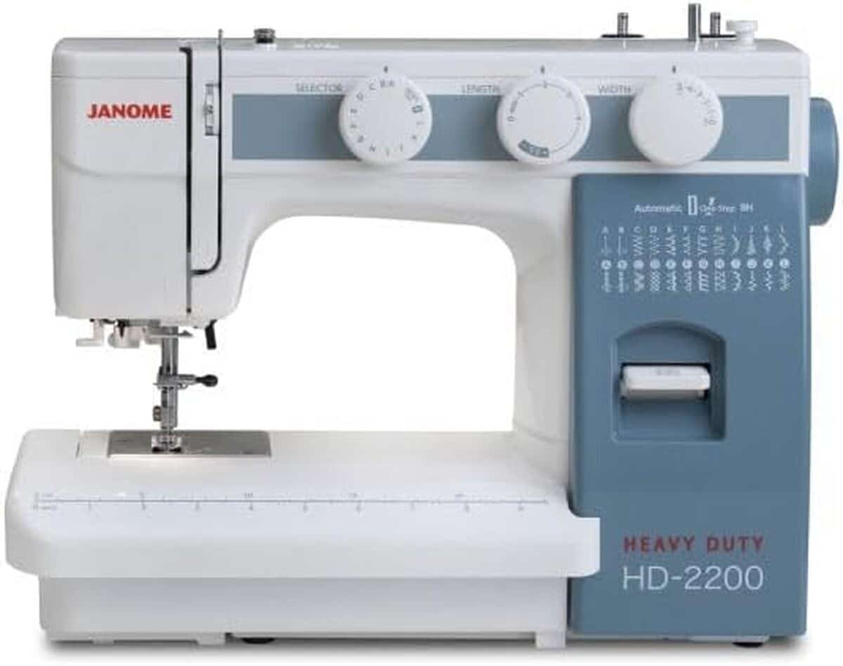 Test de la machine à coudre Janome HD2200