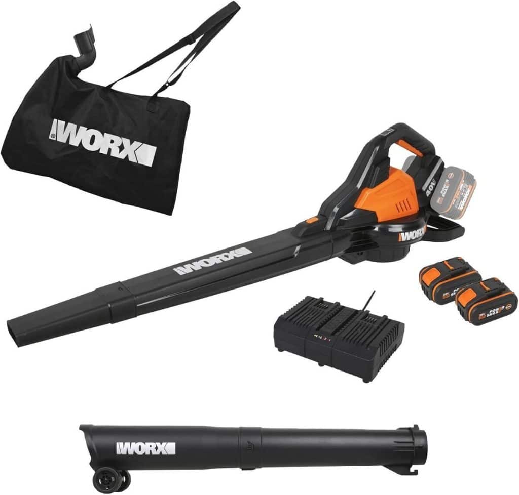 Test du worx WG583E : performance et praticité du souffleur sans fil 40V